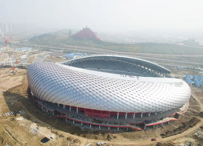 中國建筑第八工程局——蚌埠市體育中心項(xiàng)目